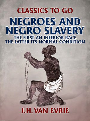 cover image of Negroes and Negro "Slavery